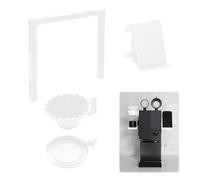 Support de rangement grande capacité pour xBloom Studio machine à café permettant de ranger divers accessoires Organisateur peu encombrant pour machine à café (Support de téléphone blanc (droite))
