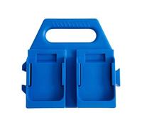 Support de rangement léger pour batterie résistant aux chocs avec poignée ergonomique pour garage, chantier, atelier, solution de stockage de batterie