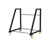 Support de rangement mobile pour pneus avec base roulante, peut contenir 2 pneus pour l'organisation de l'atelier et du garage