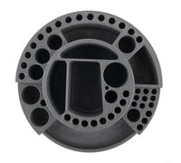 Support de rangement multi-grille en plastique pour fixation de mouches | Taille compacte de 20 x 20 cm, s'adapte à n'importe quel bureau, grand espace, léger 200 g, facile à transporter