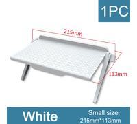 Support de rangement multifonctionnel pour ¿¿cran de t¿¿l¿¿vision","support d'¿¿tag¿¿re pratique de stockage ¿¿ domicile pour ordinateur de bureau - Type Style1-White-Small
