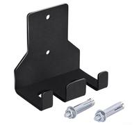 Support de rangement mural en acier pour barres d'haltères - Support vertical pour barres d'haltérophilie dans les gymnases résidentiels (double pôle)