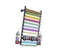 Support de rangement mural pour rouleaux de tissu pour bobines de textile et de papier peint