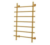 Support de rangement mural pour rubans, présentoir pour papier d'emballage, support de distribution de rouleaux de vinyle, rangement pour foulards de vente au détail et magasins de fleurs (doré 47,2 x