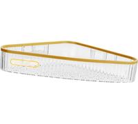 Support de rangement mural Support de rangement sans perforation pour douche Support de rangement sans perforation pour salle de bain Triangle ménager ? Transparent