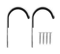 Support de Rangement Mural, Supports en Acier Inoxydable, Crochets en Métal pour Tir à la Carabine, Cintres Muraux, Camion de Support pour Tous les Fusils de Chasse, Arc de Tir à L'arc avec Rembourrag