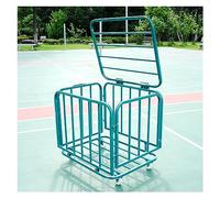 Support de rangement pliable pour ballons de sport, à roulettes pour intérieur/extérieur, solution de rangement de garage, support de balle portable pour équipement de sport