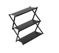 Support de rangement pliable pour l'extérieur, compact et peu encombrant pour le camping, la randonnée, les terrasses, peut supporter une charge de 30 kg, support d'organisation de matériel de