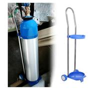 Support de rangement portable pour bouteille de gaz avec roulettes pour une mobilité intérieure et extérieure facile, idéal pour la maison, l'école et l'hôpital