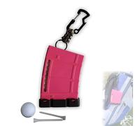 Support de rangement pour 18 tees de golf - Accessoire de golf cool - Excellent cadeau pour les golfeurs - Rose
