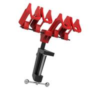Support de rangement pour aérographes 4 capacités avec base en aluminium renforcé et angles réglables antidérapants