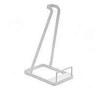 Support de rangement pour aspirateur sans perçage en acier au carbone avec base stable et peu encombrante, convient pour V6 V7 V8 V10 sans fil, noir et blanc, usage domestique (blanc)