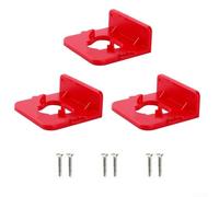 Support de rangement pour batterie 12 V avec vis pour une utilisation organisée en atelier, compatible avec 1,5 Ah 2,0 Ah 2,5 Ah 3,5 Ah 4,0 Ah 5,0 Ah 6,0 Ah 6,5 Ah 7,0 Ah 8,0 Ah 9,0 Ah (3 pièces)