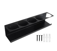 Support de rangement pour bombes de lubrifiant, support de bombes aérosols, étagère de rangement à 5 trous, étagère en acier pour aérosol, organisateur de spray en acier