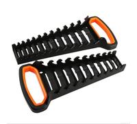 Support de rangement pour clés en plastique avec verrouillage automatique intégré, support de rangement de douilles pour une gestion des outils bien organisée (12 pièces)
