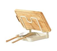 Support De Rangement Pour Couvercle De Casserole De Cuisine, Supports De Couvercle De Casserole Pendant La Cuisson, Rangement Peu Encombrant Avec Bac De Vidange, Pour Louche, Spatule, Cuillère