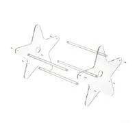 Support de rangement pour disques vinyles en acrylique, support de rangement transparent pour albums simples et rabattables, présentoir de bureau pour studio à domicile