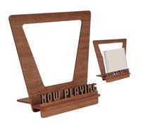 Support de Rangement pour disques vinyles - Présentoir en Bois pour Album de Jeu, étagère de Rangement compacte pour 5 LP, étagère décorative Moderne pour Salle de Musique, Organiseur de