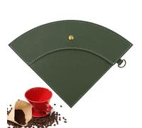 Support de rangement pour filtre à café | Manchon en papier pour filtre à café - Pochette portable étanche pour filtres à café, sac en papier réutilisable avec crochet pour papiers filtrants en forme