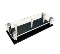 Support de rangement pour Golf Ball Stand, présentoir Showcase Rack, 5,9 x 2,36 x 1,57 pouces Acrylique Métal Holder, Souvenir Collection Case, Compact Storage Design, Idéal pour bureau, Bedroom
