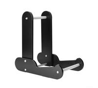 Support de rangement pour guitare électrique de 99 à 104 cm avec structure sculpturale en panneau de fibres noires et caractéristiques de stabilité améliorées