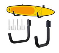 Support de rangement pour kayak, 1 paire de supports de rangement robustes, support mural pour planche de surf, canoë, wakeboard, bateau, vélo, échelle, sport, maison, salon, appartement