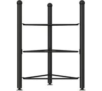 Support De Rangement pour L’Exercice Balles De Stabilité De Yoga 3 5 6 7 Couche Support De Ballon Médicinal pour Club De Studio De Gym à Domicile avec Supp, Black, 3 Layer H 70cm/27.5in