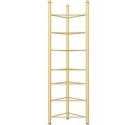 Support De Rangement pour L’Exercice Balles De Stabilité De Yoga 3 5 6 7 Couche Support De Ballon Médicinal pour Club De Studio De Gym à Domicile avec Supp, Gold, 7 Layer H 190cm/74.8in