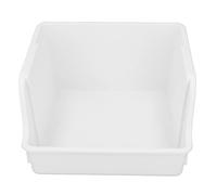 Support de rangement pour livres de bureau, grande capacité, poignée d'ouverture en forme de U, motif de ruche robuste pour livres, cosmétiques, bureau, maison, organisation, (Boîte de rangement pour