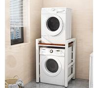 Support de Rangement pour Machine à Laver à Tambour Gain de Place par Rapport à l’étagère de la Machine à Laver avec 3 Niveaux réglables en Hauteur (90/95/100cm)