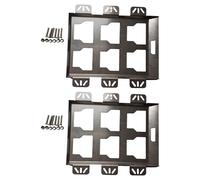 Support de rangement pour outils antirouille solide pour sécuriser les instances sur les camions cloisons et panneaux souples Capacité de 22,7 kg Comprend matériel de montage Planificateur de lit de