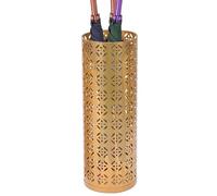 Support de rangement pour parapluie : organisateur de parapluie en métal, support pour parapluie, récipient de rangement en métal, seau de fleurs séchées | Organisateur multifonction pour