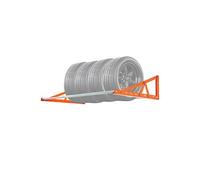 VEVOR Support de Rangement pour Pneus Mural, Rack à Pneus Réglable 79-142 cm, Étagère de Stockage de Pneus en Acier Q235, pour Pneus Standard R14-R20, Charge Max. de 181,44 kg, pour Garage Atelier