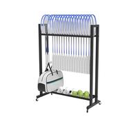 Support de rangement pour raquette de tennis, support de présentation au sol pour équipement de sport dans les stades, terrains d'entraînement et clubs