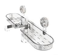 Support de rangement pour robinet à ventouses, étagère murale sans perçage, bol d'évier amovible, porte-savon pour articles de toilette, cosmétiques, maquillage et soins de la peau, étagère de