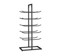 Support de Rangement pour Tapis de Yoga à 5 Niveaux, Support autoportant Double Face en métal pour Rouleau de Massage en Mousse, Organisateur d'accessoires d'entraînement pour Stud