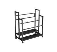 Support de Rangement pour Tapis de Yoga avec roulettes, Organisateur de Gymnastique à Domicile pour Blocs de Yoga et Rouleaux en Mousse, Conception Durable pour Une Organisation Efficace