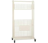 Support de rangement pour tapis de yoga, chariot d'haltères, panier de rangement de basket-ball, design compact pour tapis de yoga et équipement