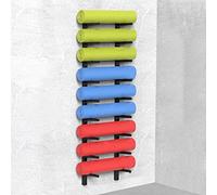Support de rangement pour tapis de yoga - Support mural pour équipement de gym à domicile - Design peu encombrant pour une utilisation efficace de l'espace d'entraînement à domicile