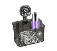 Support de rangement pour tasse d'aspiration, étagère de douche à ventouse | Panier de rangement pour tasse d'aspiration, panier mural de grille de douche d'angle sans drainage