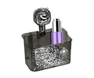 Support de rangement pour tasse d'aspiration, étagère de douche à ventouse | Panier de rangement pour tasse d'aspiration, panier mural de grille de douche d'angle sans drainage