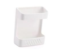 Support de Rangement pour Télécommande, 8,8 X 3,8 X 10,8 Cm, Support Mural, Boîte de Téléphone de Chevet, Organisateur pour Salon, Chambre à Coucher (WHITE)