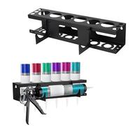 Support de rangement pour tubes en silicone - Support de rangement mural pour tubes à calfeutrer et pistolet à calfeutrer, support en silicone pour 6 tubes et buse de calfeutrage, organisateur de