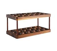 Support de rangement pour œufs sur le plan de travail - Organisateur | d'œufs à 2 niveaux pour cuisine | Étagère pour conteneurs peu encombrante, panier pour une utilisation dans la partie du