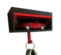 Support de rangement pour véhicule - Structure miniature, utilitaire d'organisation murale, accès au panneau mobile, ornement d'entrée de maison, système de crochet fantaisie, appareil compact, porte-