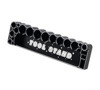 Support de rangement professionnel en aluminium avec emplacements pour outils et plateau pour maintenir l'ordre et l'accessibilité dans les zones de travail