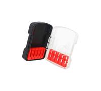 Support de rangement professionnel pour forets - Séparateurs réglables - Base antidérapante - Organisateurs portables pour outils d'atelier - Porte-outils robuste pour chantiers de construction