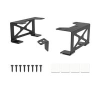 Support de Rangement Réglable et Sécurisé pour Console de Sous le Bureau, Organisateur de Bureau pour PC de Bureau pour Systèmes de Jeux.