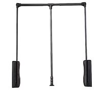 Support de rangement réglable pour placard, tringle de suspension pour un rangement efficace des vêtements, économie d'espace, capacité de poids robuste