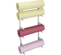 Support de rangement robuste pour tapis de yoga - Support mural peu encombrant pour la maison, la salle de sport, le studio de yoga et l'école